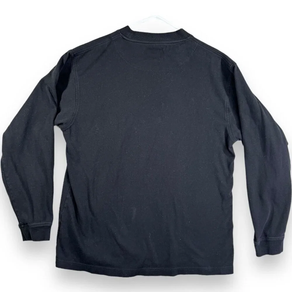 Cutter & Buck Golf Sweatshirt Black Men's Size Larg Black Long Sleeve Sport Fit - Picture 2 of 8